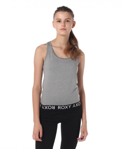 ROXY(ロキシー)の「COZY BRA TANK/ロキシー タンクトップ フィットネス ランニング ヨガ ルームウェアにも(タンクトップ・レディース・ネイビー/グレー・SMALL/MEDIUM/LARGE)」の1枚目の写真
