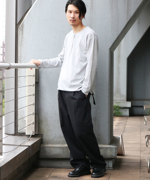 Confirm（コンファーム）の「Confirm / コンファーム 長袖ハーフZIPプルオーバー（Tシャツ/カットソー・メンズ・グレー/ブラック/ホワイト・L/M）」の11枚目の写真