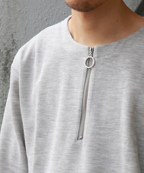 Confirm（コンファーム）の「Confirm / コンファーム 長袖ハーフZIPプルオーバー（Tシャツ/カットソー・メンズ・グレー/ブラック/ホワイト・L/M）」の7枚目の写真