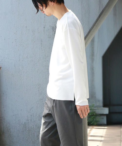 Confirm（コンファーム）の「Confirm / コンファーム 長袖ハーフZIPプルオーバー（Tシャツ/カットソー・メンズ・グレー/ブラック/ホワイト・L/M）」の15枚目の写真