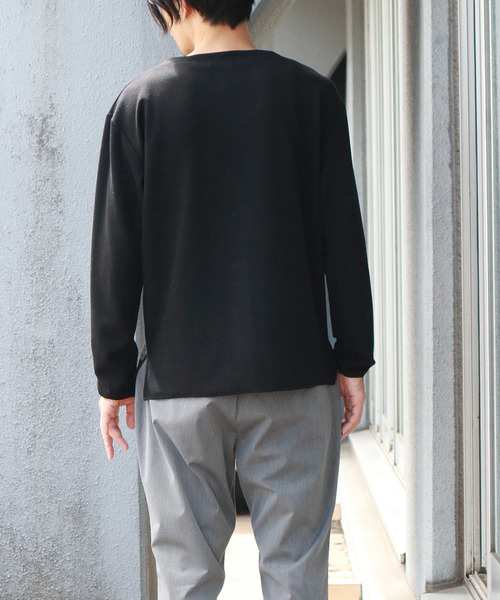 Confirm（コンファーム）の「Confirm / コンファーム 長袖ハーフZIPプルオーバー（Tシャツ/カットソー・メンズ・グレー/ブラック/ホワイト・L/M）」の21枚目の写真