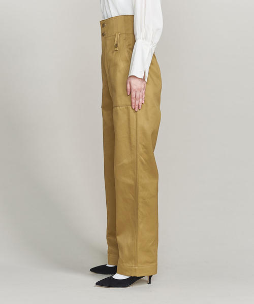 BEAUTY&YOUTH UNITED ARROWS（ビューティーアンドユースユナイテッドアローズ）の「＜JEAN_NERET＞ハイウエストベイカーパンツ ◆（その他パンツ・レディース・ベージュ・2/1）」の9枚目の写真