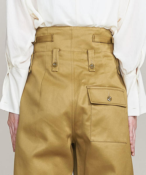 BEAUTY&YOUTH UNITED ARROWS（ビューティーアンドユースユナイテッドアローズ）の「＜JEAN_NERET＞ハイウエストベイカーパンツ ◆（その他パンツ・レディース・ベージュ・2/1）」の5枚目の写真