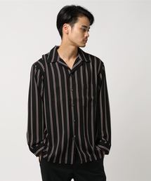 WEGO | WEGO/クラブストライプ開襟シャツ(シャツ/ブラウス)