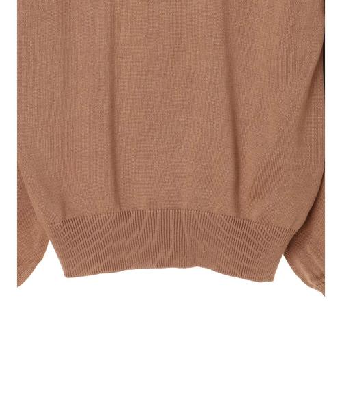 earth music&ecology（アースミュージックアンドエコロジー）の「・スカーフ付きニットプルオーバー＊（ニット/セーター・レディース・ライトブルー/ブラック/ベージュ/レッド/アイボリー/杢グレー・S/M）」の11枚目の写真