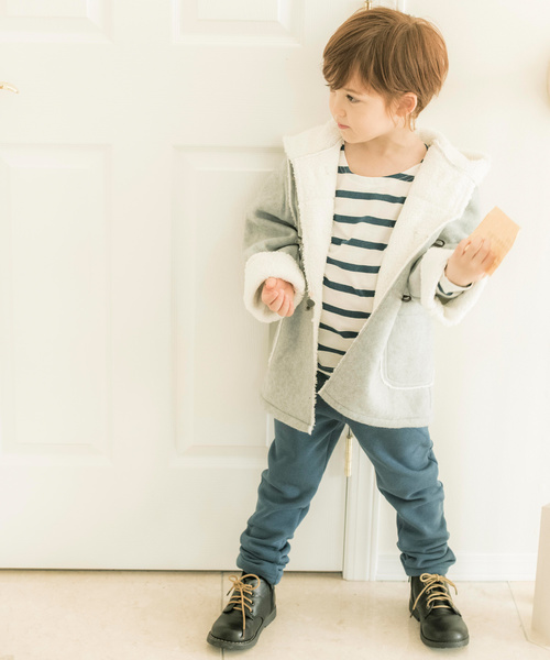 Catherine Cottage（キャサリンコテージ）の「裏起毛キッズカラーストレッチパンツ（その他パンツ・キッズ・ブラック/ネイビー/ブラウン/カーキ/ダークグレー/ボルドー/マスタード/ブルー系その他/ピンク系その他/ライラック/グレイッシュブルー/ピンク系その他2・100/110/120/130/140/90/150/160）」の13枚目の写真