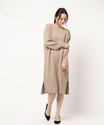 Editt by YECCA VECCA | ・ワッフル編みニットワンピース(ワンピース)