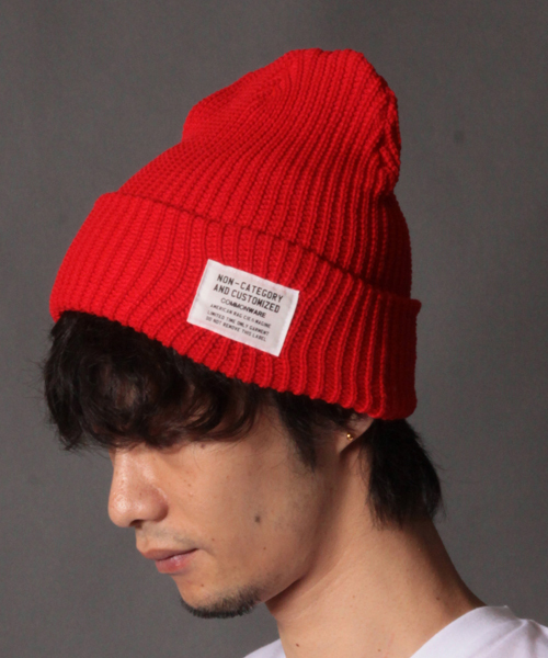 AMERICAN RAG CIE（アメリカンラグシー）の「AMERICAN RAG CIE&Magine COMMONWARE カラーニットキャップ∴（ニットキャップ/ビーニー・メンズ・ブラック/ブルー/レッド/オフホワイト/グレー/オリーブ/ネイビー/バーガンディー・FREE）」の8枚目の写真
