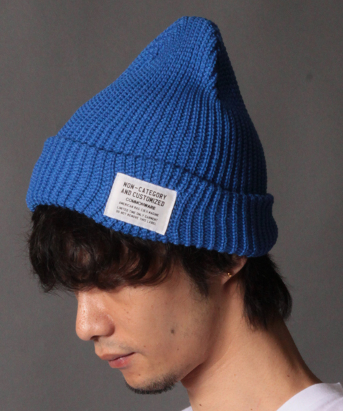AMERICAN RAG CIE（アメリカンラグシー）の「AMERICAN RAG CIE&Magine COMMONWARE カラーニットキャップ∴（ニットキャップ/ビーニー・メンズ・ブラック/ブルー/レッド/オフホワイト/グレー/オリーブ/ネイビー/バーガンディー・FREE）」の7枚目の写真