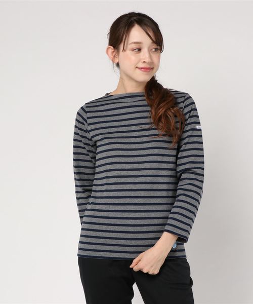 【ORCIVAL/オーシバル】 バスクボーダープルオーバー(B211) 【ORCIVAL/オーシバル】 バスクボーダープルオーバー(B211)