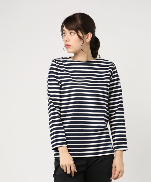 【ORCIVAL/オーシバル】 バスクボーダープルオーバー(B211) 【ORCIVAL/オーシバル】 バスクボーダープルオーバー(B211)