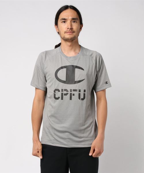 Champion(チャンピオン)の「【Champion/チャンピオン】メンズ CPFU Tシャツ(Tシャツ/カットソー・メンズ・オリーブ/ダークブルー/グレー/ライトグレー/レッド系その他6・X-LARGE/MEDIUM/LARGE)」の2枚目の写真
