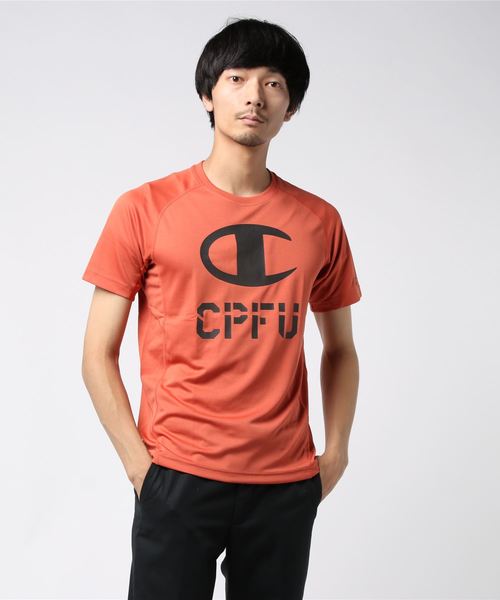 Champion(チャンピオン)の「【Champion/チャンピオン】メンズ CPFU Tシャツ(Tシャツ/カットソー・メンズ・オリーブ/ダークブルー/グレー/ライトグレー/レッド系その他6・X-LARGE/MEDIUM/LARGE)」の5枚目の写真