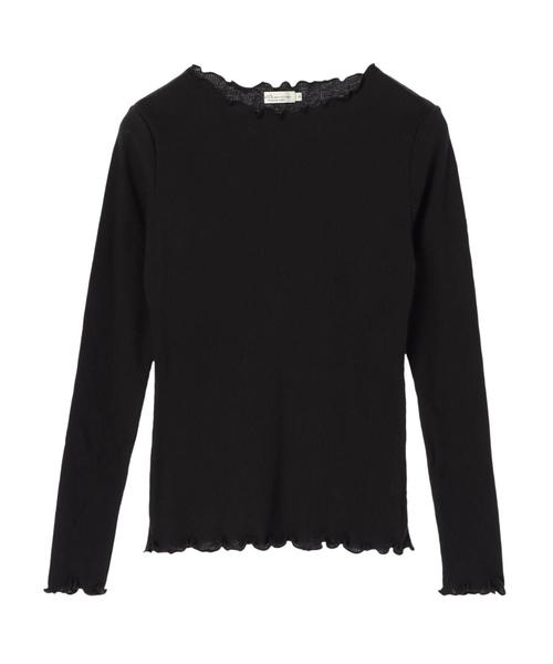 earth music&ecology（アースミュージックアンドエコロジー）の「メロウボートネックプルオーバー ●＊（Tシャツ/カットソー・レディース・杢グレー/イエロー/アイボリー/カーキ/ラベンダー/ブラック/その他7/ネイビー・M/S）」の11枚目の写真