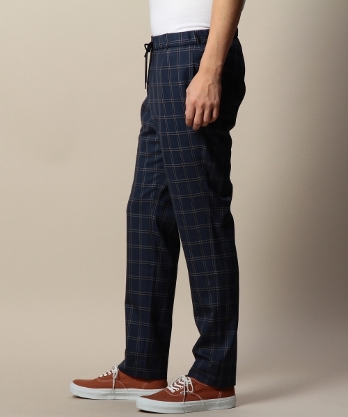 BEAUTY&YOUTH UNITED ARROWS(ビューティーアンドユースユナイテッドアローズ)の「BY ウール チェック イージーパンツ◆(その他パンツ・メンズ・グレー/ネイビー・LARGE/X-LARGE/MEDIUM/SMALL)」の7枚目の写真
