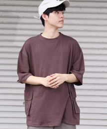 ダブルポケット ビッグシルエットTシャツ