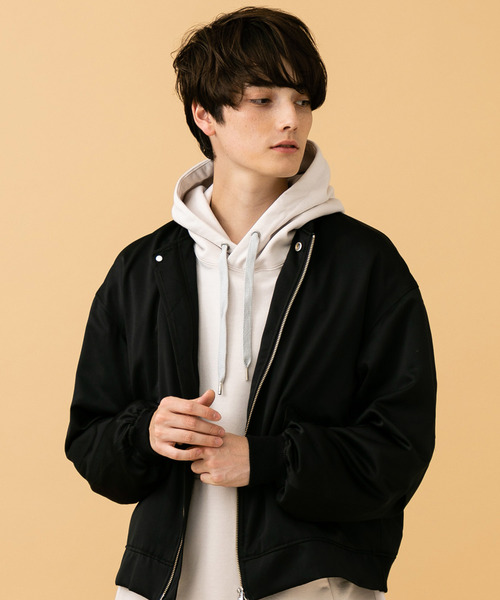 STUDIOUS】スウェードサテンビッグシルエットMA-1（MA-1）｜STUDIOUS