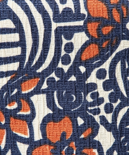 Another Edition（アナザーエディション）の「AE トライバル PRT PO（シャツ/ブラウス・レディース・オレンジ/コバルトブルー・フリー）」の12枚目の写真