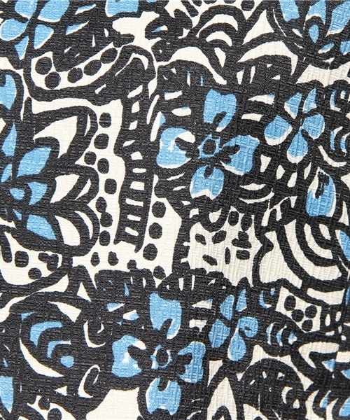 Another Edition（アナザーエディション）の「AE トライバル PRT PO（シャツ/ブラウス・レディース・オレンジ/コバルトブルー・フリー）」の6枚目の写真