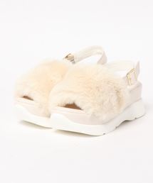 KOBE LETTUCE | エコファー厚底スポーツサンダル(サンダル)