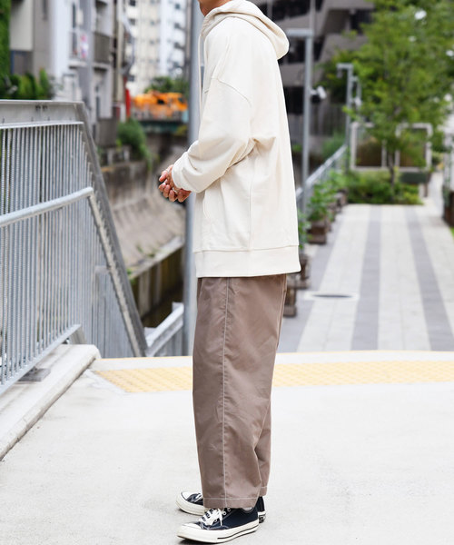 kutir（クティール）の「ウルトラルーズシルエットパーカー（パーカー・メンズ・ダークブラウン/ベージュ/オフホワイト/オレンジ・MEDIUM/LARGE）」の18枚目の写真