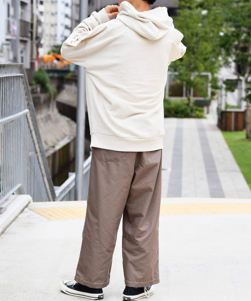 kutir（クティール）の「ウルトラルーズシルエットパーカー（パーカー・メンズ・ダークブラウン/ベージュ/オフホワイト/オレンジ・MEDIUM/LARGE）」の19枚目の写真