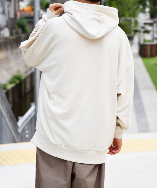 kutir（クティール）の「ウルトラルーズシルエットパーカー（パーカー・メンズ・ダークブラウン/ベージュ/オフホワイト/オレンジ・MEDIUM/LARGE）」の22枚目の写真