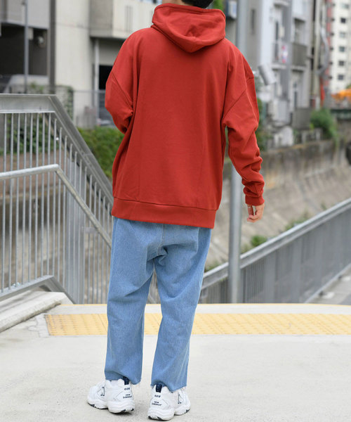 kutir（クティール）の「ウルトラルーズシルエットパーカー（パーカー・メンズ・ダークブラウン/ベージュ/オフホワイト/オレンジ・MEDIUM/LARGE）」の5枚目の写真