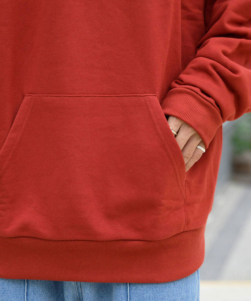 kutir（クティール）の「ウルトラルーズシルエットパーカー（パーカー・メンズ・ダークブラウン/ベージュ/オフホワイト/オレンジ・MEDIUM/LARGE）」の9枚目の写真