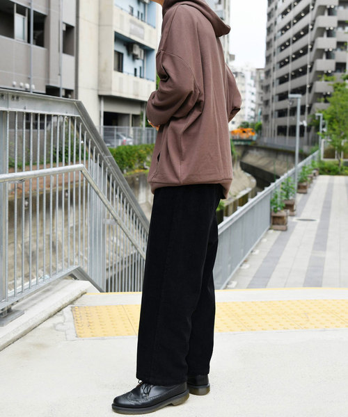 kutir（クティール）の「ウルトラルーズシルエットパーカー（パーカー・メンズ・ダークブラウン/ベージュ/オフホワイト/オレンジ・MEDIUM/LARGE）」の11枚目の写真