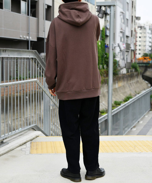 kutir（クティール）の「ウルトラルーズシルエットパーカー（パーカー・メンズ・ダークブラウン/ベージュ/オフホワイト/オレンジ・MEDIUM/LARGE）」の12枚目の写真