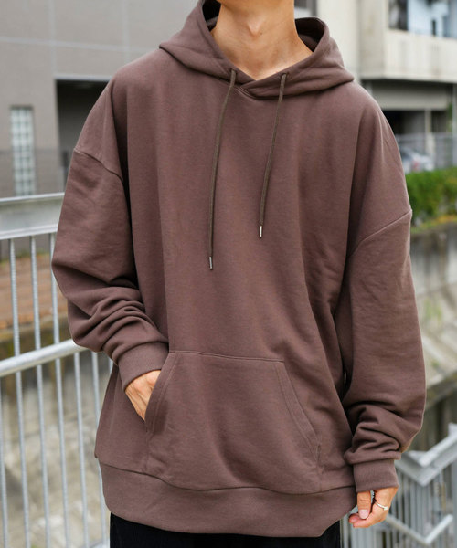 kutir（クティール）の「ウルトラルーズシルエットパーカー（パーカー・メンズ・ダークブラウン/ベージュ/オフホワイト/オレンジ・MEDIUM/LARGE）」の13枚目の写真