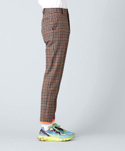 日本製 NOISE MAKER check pants ノイズメーカー パンツ NOISEMAKER パンツ オンブレチェックイージーパンツ メンズ