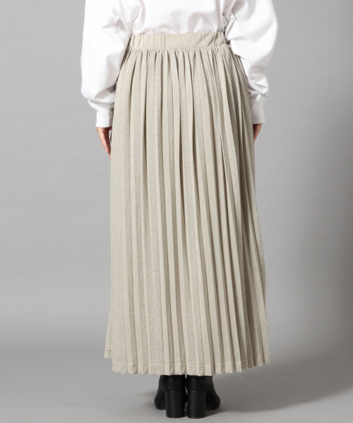 LOWRYS FARM（ローリーズファーム）の「ラメプリーツスカート　857362（スカート・レディース・ベージュ/グレー/ピンク・FREE）」の8枚目の写真