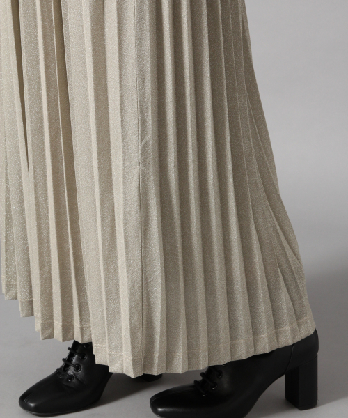 LOWRYS FARM（ローリーズファーム）の「ラメプリーツスカート　857362（スカート・レディース・ベージュ/グレー/ピンク・FREE）」の11枚目の写真