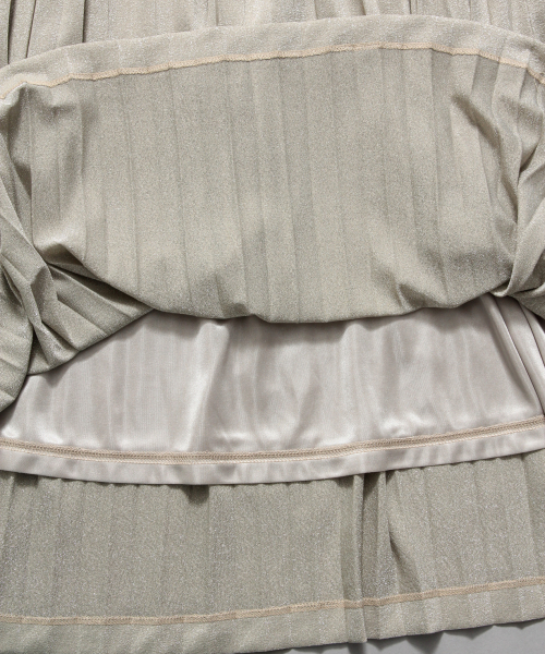 LOWRYS FARM（ローリーズファーム）の「ラメプリーツスカート　857362（スカート・レディース・ベージュ/グレー/ピンク・FREE）」の15枚目の写真