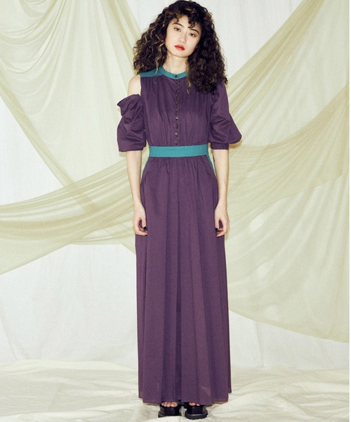 PAMEO POSE（パメオポーズ）の「Removable Sleeve Dress（ワンピース 