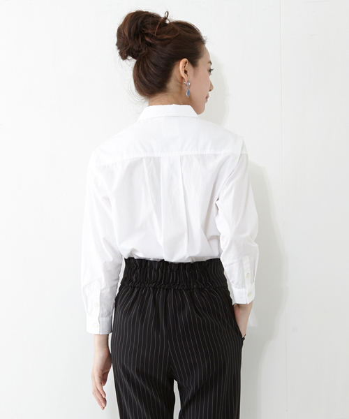 Ray BEAMS(レイビームス)の「 Ray BEAMS / コットンブロード ビッグシャツ(シャツ/ブラウス・レディース・ホワイト・ONE SIZE)」の5枚目の写真