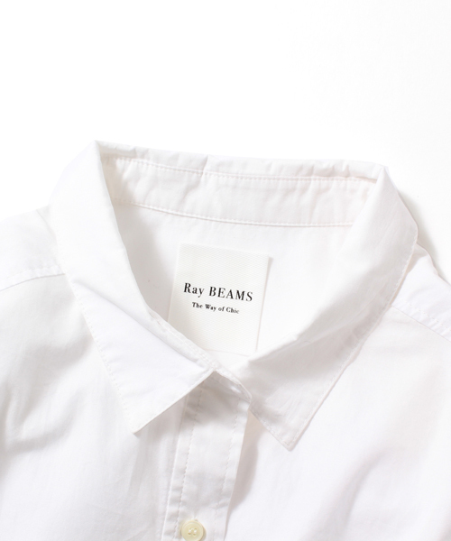 Ray BEAMS(レイビームス)の「 Ray BEAMS / コットンブロード ビッグシャツ(シャツ/ブラウス・レディース・ホワイト・ONE SIZE)」の8枚目の写真