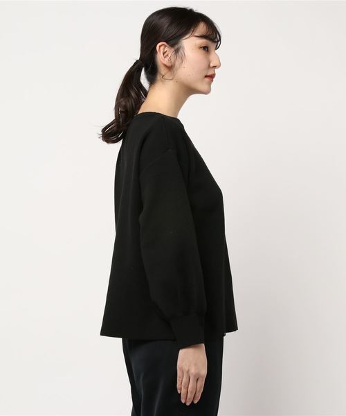 LOWRYS FARM(ローリーズファーム)の「Wジャカードボートプルオーバー 865231(ニット/セーター・レディース・ブラック/パープル/ブラウン/アイボリー・FREE)」の15枚目の写真