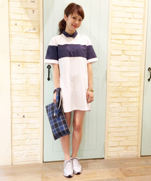 Kastane | 【Kastane】半袖ラガーワンピース(ワンピース)