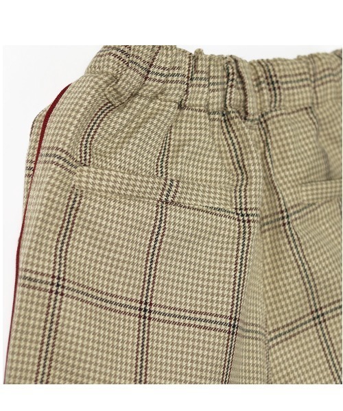 BRANSHES（ブランシェス）の「先染チェックパイピングパンツ（その他パンツ・キッズ・ベージュ/グレー・90cm/120cm/130cm/100cm/150cm/110cm/140cm）」の7枚目の写真