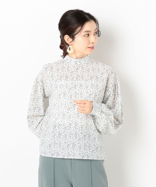 archives(アルシーヴ)の「小花柄プリントボリュームスリーブブラウス(シャツ/ブラウス・レディース・ブラック/ベージュ/オフホワイト・MEDIUM)」の12枚目の写真