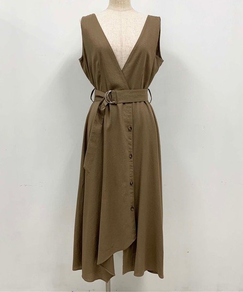 PICCIN（ピッチン）の「ヘムラインボタンワンピース（ワンピース・レディース・ブラック/モカ・M/L）」の15枚目の写真