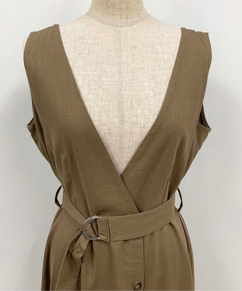 PICCIN（ピッチン）の「ヘムラインボタンワンピース（ワンピース・レディース・ブラック/モカ・M/L）」の18枚目の写真