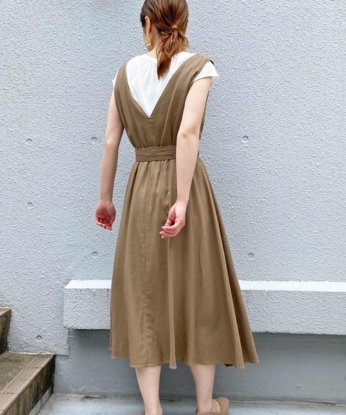 PICCIN（ピッチン）の「ヘムラインボタンワンピース（ワンピース・レディース・ブラック/モカ・M/L）」の13枚目の写真