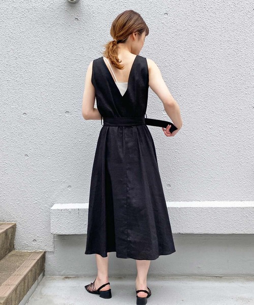 PICCIN（ピッチン）の「ヘムラインボタンワンピース（ワンピース・レディース・ブラック/モカ・M/L）」の8枚目の写真