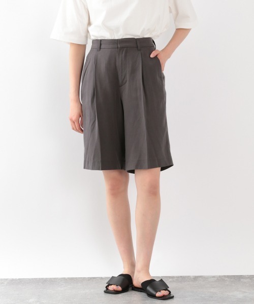 LOWRYS FARM（ローリーズファーム）の「テンセルハーフパンツ　878715（その他パンツ・レディース・チャコールグレー/イエロー/アイボリー・FREE）」の2枚目の写真