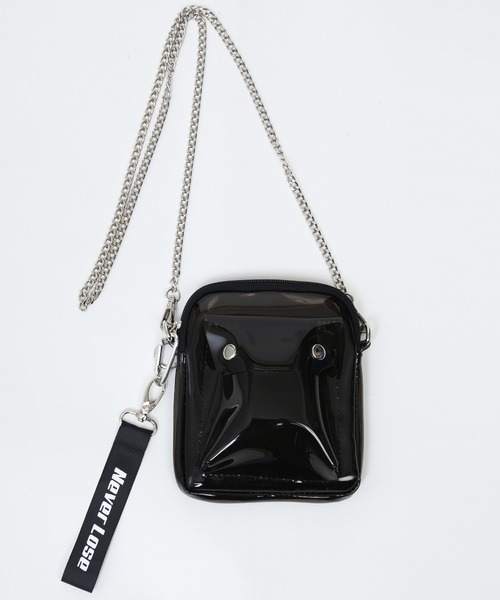 WC（ダブル シー）の「WC/クリアポケットミニショルダーバッグ（ショルダーバッグ・レディース・ホワイト/ブラック/その他1/グリーン・FREE）」の8枚目の写真