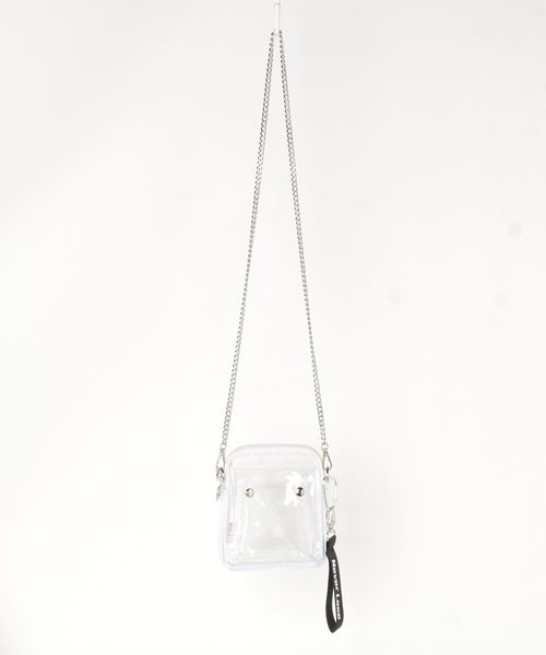 WC（ダブル シー）の「WC/クリアポケットミニショルダーバッグ（ショルダーバッグ・レディース・ホワイト/ブラック/その他1/グリーン・FREE）」の12枚目の写真